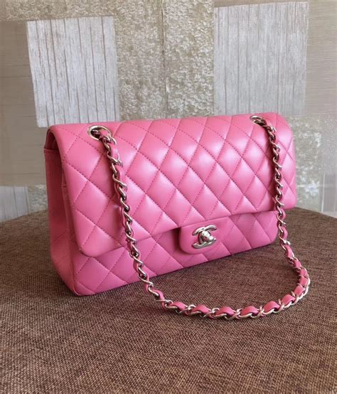 chanel lambskin medium bag.